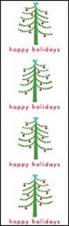 Happy Holidays Tree (Refl) Stickers by Mrs. Grossman's