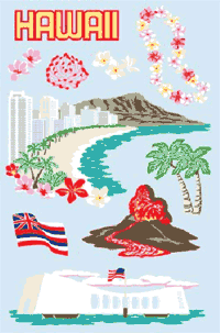Hawaii Stickers by Mrs. Grossman's