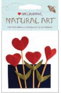 Heart Flowers (3D Natural Art) Stickers by Mrs. Grossman's