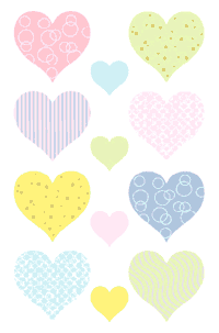 VL Hearts Stickers by Mrs. Grossman's