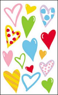 Hearts Stickers by Mrs. Grossman's