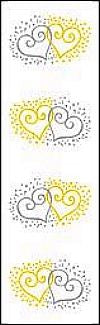 Reflection Hearts (Refl) Stickers by Mrs. Grossman's