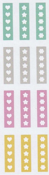 Hearts & Stars Stickers by Mrs. Grossman's