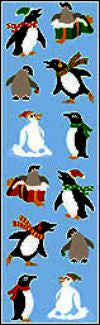 Holiday Penguins Stickers by Mrs. Grossman's