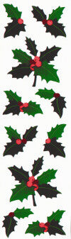 Holly Stickers by Mrs. Grossman's