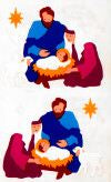 Holy Family Stickers by Mrs. Grossman's