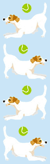 Jack Russell Stickers by Mrs. Grossman's