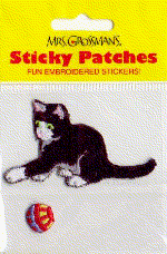 Kitten (Patch) Stickers by Mrs. Grossman's