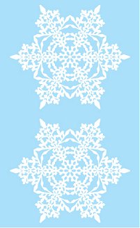 Large Snowflake Stickers by Mrs. Grossman's