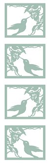 Hummingbird Stickers by Mrs. Grossman's