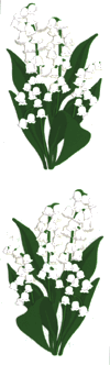 Lily of the Valley Stickers by Mrs. Grossman's