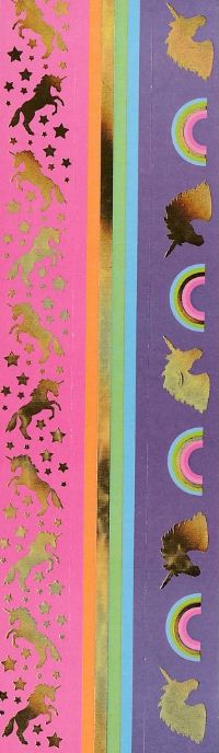 Rainbows & Unicorns Washi Stickers by Mrs. Grossman's