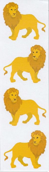 Lion Stickers by Mrs. Grossman's