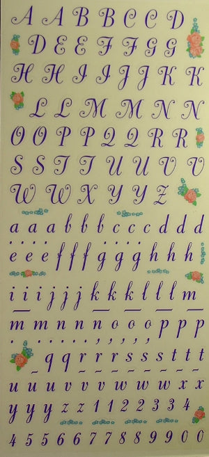 Little Girls Alphabet Stickers by Sandylion Sticker Designs