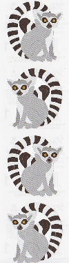 Lively Lemurs Stickers by Mrs. Grossman's