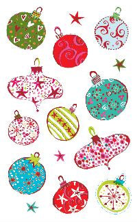 Merry Ornaments (Refl) Stickers by Mrs. Grossman's