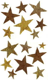 Metal Stars Stickers by Mrs. Grossman's