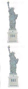 Statue of Liberty (Metal) Stickers by Mrs. Grossman's