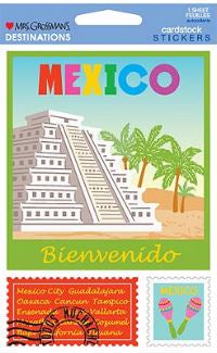 Mexico (Cardstock) Stickers by Mrs. Grossman's