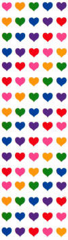Micro Hearts Stickers by Mrs. Grossman's