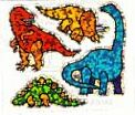 Mini Dinosaurs Stickers by Hambly Studios