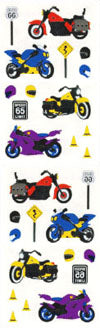 Motorcycles Stickers by Mrs. Grossman's