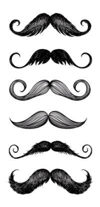 Mustaches Stickers by Paper House