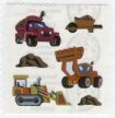 Construction Vehicles II Stickers by Sandylion Sticker Designs