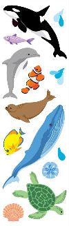Ocean Life Stickers by Mrs. Grossman's