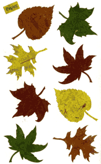 Papier Leaves (Papier) Stickers by Mrs. Grossman's