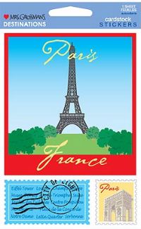 Paris (Cardstock) Stickers by Mrs. Grossman's