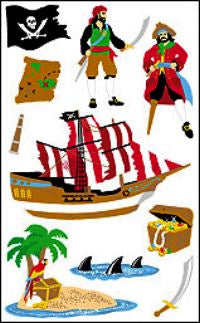 Pirates Stickers by Mrs. Grossman's