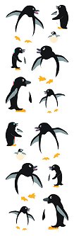 Playful Penguins Stickers by Mrs. Grossman's