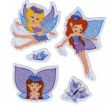 Fairies Morning Glory Stickers by Sandylion Sticker Designs