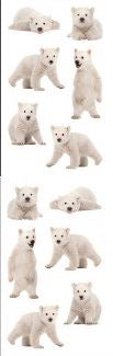 Polar Bear Cubs Stickers by Mrs. Grossman's