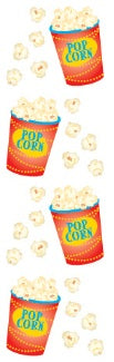 Popcorn Stickers by Mrs. Grossman's