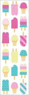 Pops And Cones (Spkl) Stickers by Mrs. Grossman's
