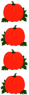 Pumpkin Stickers by Mrs. Grossman's