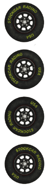 Racing Tire Stickers by Mrs. Grossman's
