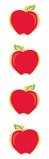 Apple (Refl) Stickers by Mrs. Grossman's