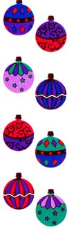 Ornaments (Refl) Stickers by Mrs. Grossman's