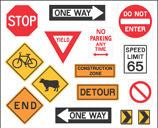 Road Signs Stickers by Mrs. Grossman's