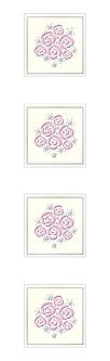 Rose Bouquet Stickers by Mrs. Grossman's