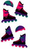 Skates Stickers by Mrs. Grossman's