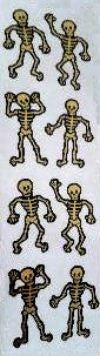 Skeletons Stickers by Mrs. Grossman's