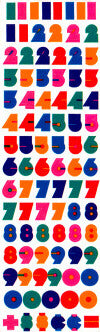 Small Numbers Stickers by Mrs. Grossman's