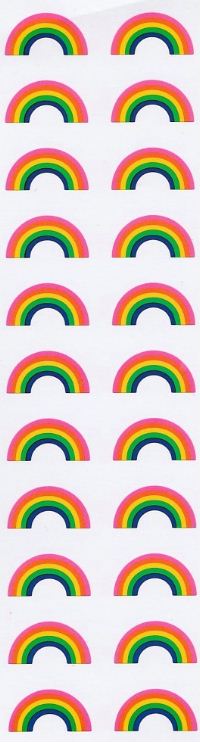 Small Rainbows Stickers by Mrs. Grossman's