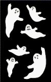 Small Ghosts Stickers by Mrs. Grossman's