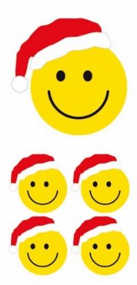 Smiley Face Christmas Stickers by Paper House