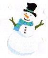 Snowman (Refl) Stickers by Mrs. Grossman's